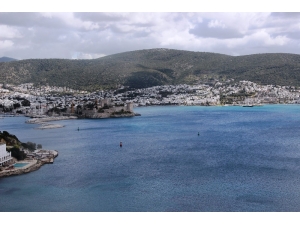 Bodrum’un Boş Sahilleri, Sokaklar Havadan Görüntülendi