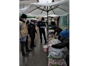 Cuma Pazarı’na Korona Virüs Önlemi