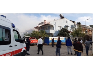 Marmaris’te Müstakil Evde Yangın Paniği