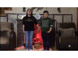 Minik Kardeşlerden Hemşire Annelerini Görebilmek İçin ’Evde Kal’ Çağrısı