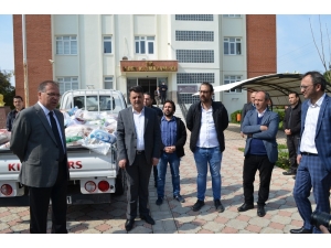 Didim Ak Parti İhtiyaç Sahipleri İçin 100 Koli Yardım Topladı