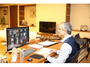 Bakan Çiftçi, Video Konferans İle Çalışmaları Anlattı