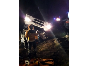 Konya’da Tır Devrildi: 1 Yaralı