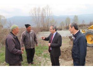 Kaymakam Deniz Pişkin, "Çeltik Üreticilerinin Yanındayız"
