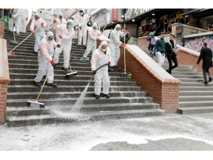 Çankaya’da Farklı Noktalarda Dezenfektan Hizmeti