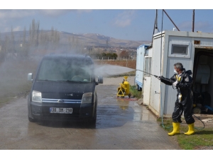 Bünyan Belediyesi Vatandaşların Araçlarını Ücretsiz Dezenfekte Ediyor