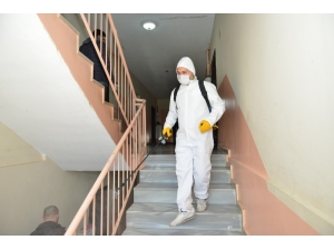 Yakutiye Belediyesi 96 Kişilik Dezenfekte Ekibi İle İlçeye Bağlı Köylere De Girdi.