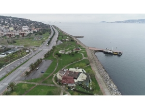 Korona Virüs Nedeniyle Boş Kalan Anadolu Yakası Sahil Şeridi Havadan Görüntülendi