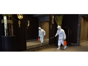 Rezidanslarda Hijyen Tedbirleri Artırıldı