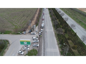 Konya’nın Giriş Çıkışta Sıkı Korona Virüs Denetimi