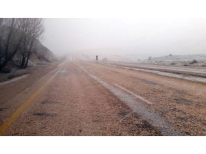 Sivas’ta Nisan Ayında Kar Sürprizi