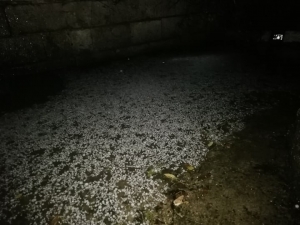 Yavuzeli’nde Dolu Yağışı Etkili Oldu