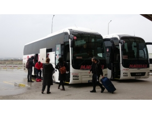 Çanakkale’ye Otobüs Ve Minibüs Girişleri Durduruldu
