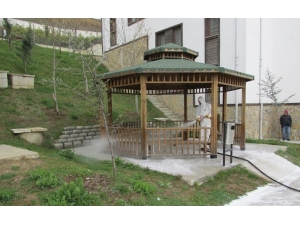 Boğaziçi Belediyesi Toplu Yaşam Alanlarında Hijyen Çalışması Yaptı