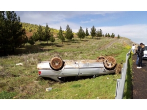 Şanlıurfa’da Otomobil Devrildi: 1 Yaralı