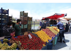 Pazar Yeri Genelgesi’ne Talas’ta Sıkı Kontrol