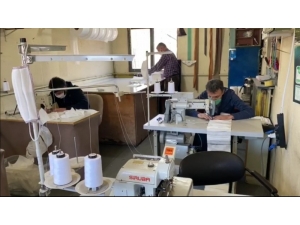 Van Büyükşehir Belediyesinden Maske Üretimi