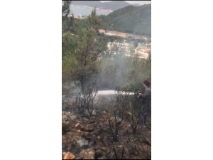 Marmaris’te Makilik Alanda Yangın Çıktı