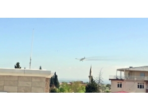 Hatay’da Havadan Dezenfekte Çalışması
