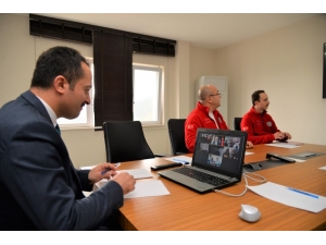 Sağlık Çalışanlarına Video Konferansla Moral Verildi