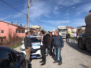 Kaymakam Köroğlu Yol Kontrol Çalışmalarını Denetledi