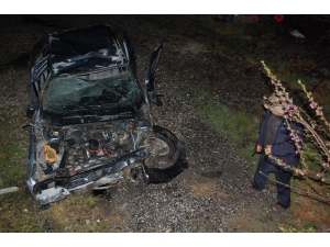 Tekirdağ’da Feci Kaza: Otomobil Hurdaya Döndü
