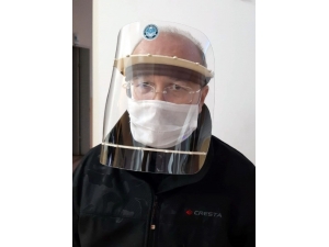 Üniversitede Hafta Sonu Mesai Yaptılar 1000 Adet Siperli Maske Ürettiler