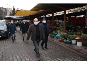 Başkan Bozkurt’tan Pazar Alanında Denetim