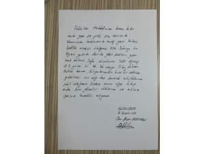 Karantina Yurtlarından Ayrılan Vatandaşlar Ekiplere Teşekkür Yazısı Yazdı