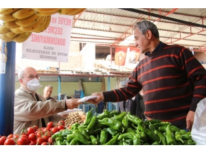 Esnaf Kefalet’ten Manav Esnafına Maske Ve Eldiven Desteği