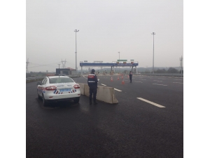 Kuzey Marmara Otoyolu’nda Giriş Ve Çıkışlar Kapatıldı