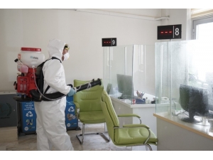 Nevşehir Belediyesi Dezenfektan Çalışmalarına Devam Ediyor