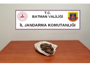 Batman’dan Mardin’e Esrar Götürmek İsterken Yakalandı