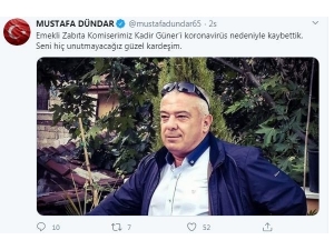 Emekli Zabıta Korona Virüsten Vefat Etti