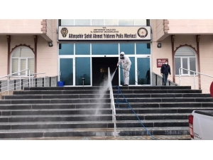 Adıyaman Belediyesi Kamu Kurumlarını Dezenfekte Ediyor