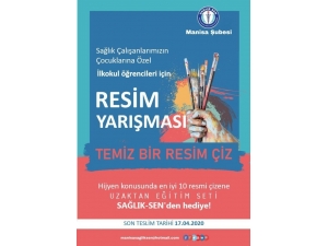 Sağlık Çalışanlarının Çocuklarına Özel Resim Yarışması