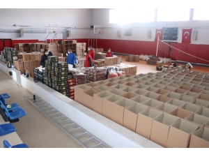 Karantinaya Alınan İlçede 4 Bin Gıda Kolisi Hazırlandı