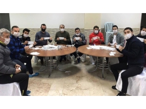 Ereğli Belediyespor Maske Yapımına Destek Verdi