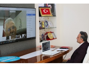 Belediye Başkanları Telekonferans Sistemiyle Bir Araya Geldi