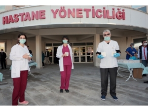 Nevşehir Belediyesi’nden Sağlık Çalışanlarına Kandil Simidi