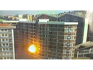 Esenyurt’ta Doğal Gaz Patlaması Kamerada