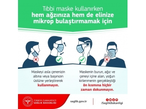 Sağlık Müdürlüğü’nden Maske Kullanım Uyarısı