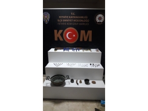 Fethiye’de Tarihi Eser Operasyonu