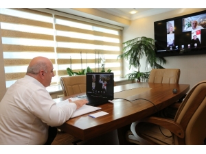 Başkan Bıyık, Muhtarlarla Video Konferansla Toplantı Yaptı