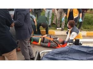 Otomobilin Çarptığı Yaya Ağır Yaralandı