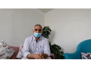 Hastanede Korona Tedavisi Gören Yaşlı Adam Alkışlarla Taburcu Edildi