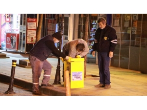 Kırıkkale’de Toplum Sağlığı İçin Tıbbi Atık Kutuları Yerleştirildi