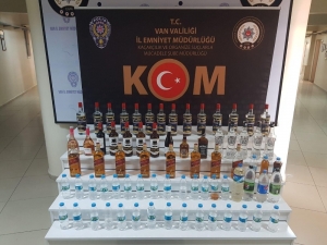 Van’da 73 Şişe Kaçak Alkollü İçecek Ele Geçirildi
