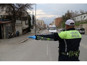 Minibüslere Korona Virüs Denetimi