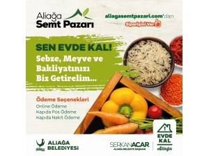 Aliağa Belediyesinde Evde Kalanlara Online Hizmet